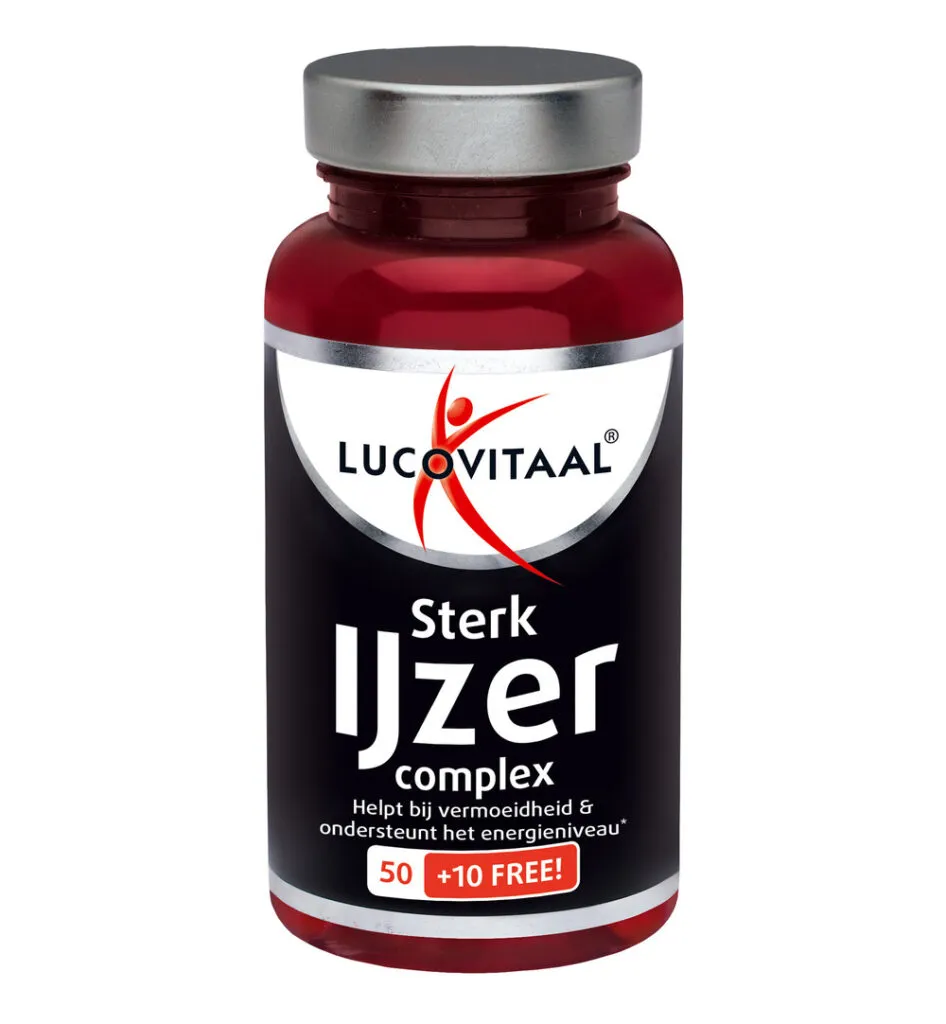 Lucovitaal Sterk IJzer Complex (60 tabletten)