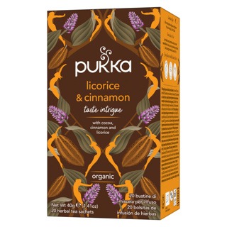 Pukka Organic Teas Licorice & Cinnamon Thee Bio (20 zakjes)