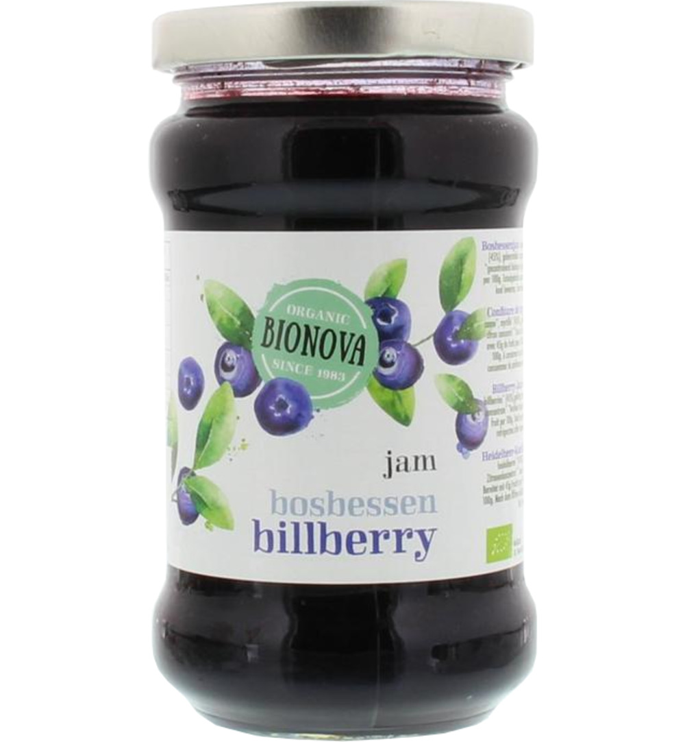 Bionova Bosbessenjam bio (340 gr)