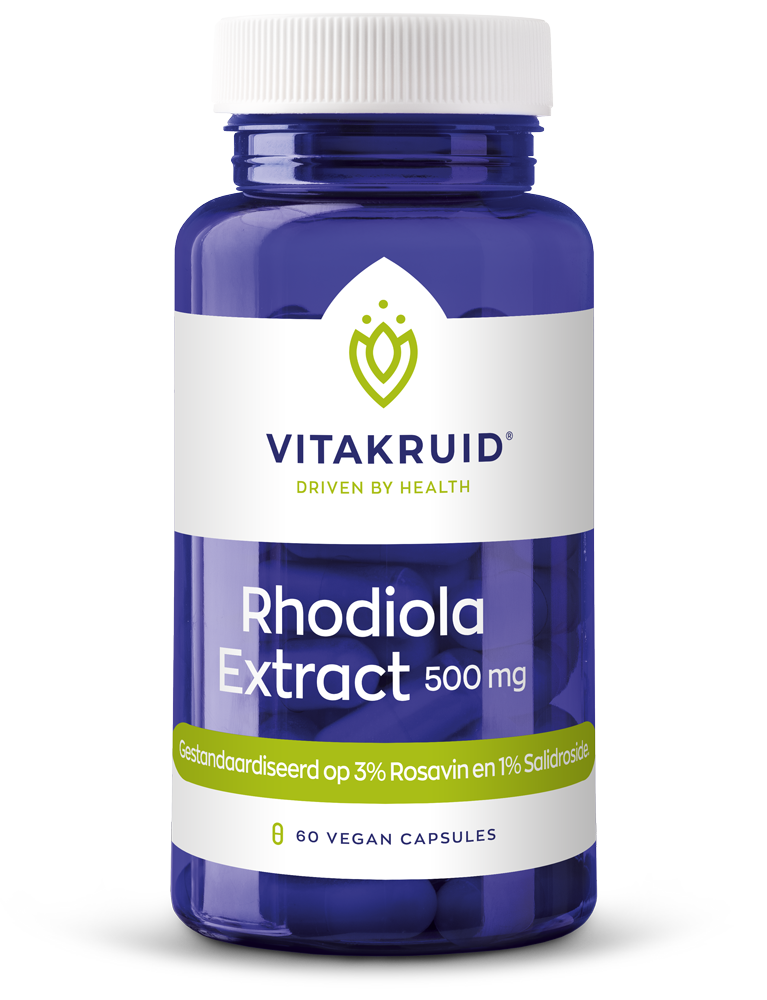 Vitakruid Rhodiola Extract 500 Mg 3% Rosavin 1% Salidroside (60 vega capsules)