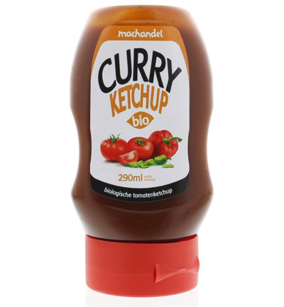 Machandel Curry Ketchup Fles Bio (290 ml)