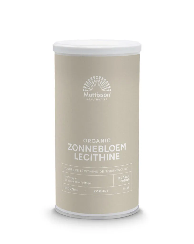 Mattisson Zonnebloem Lecithine Poeder Bio (180 gr)