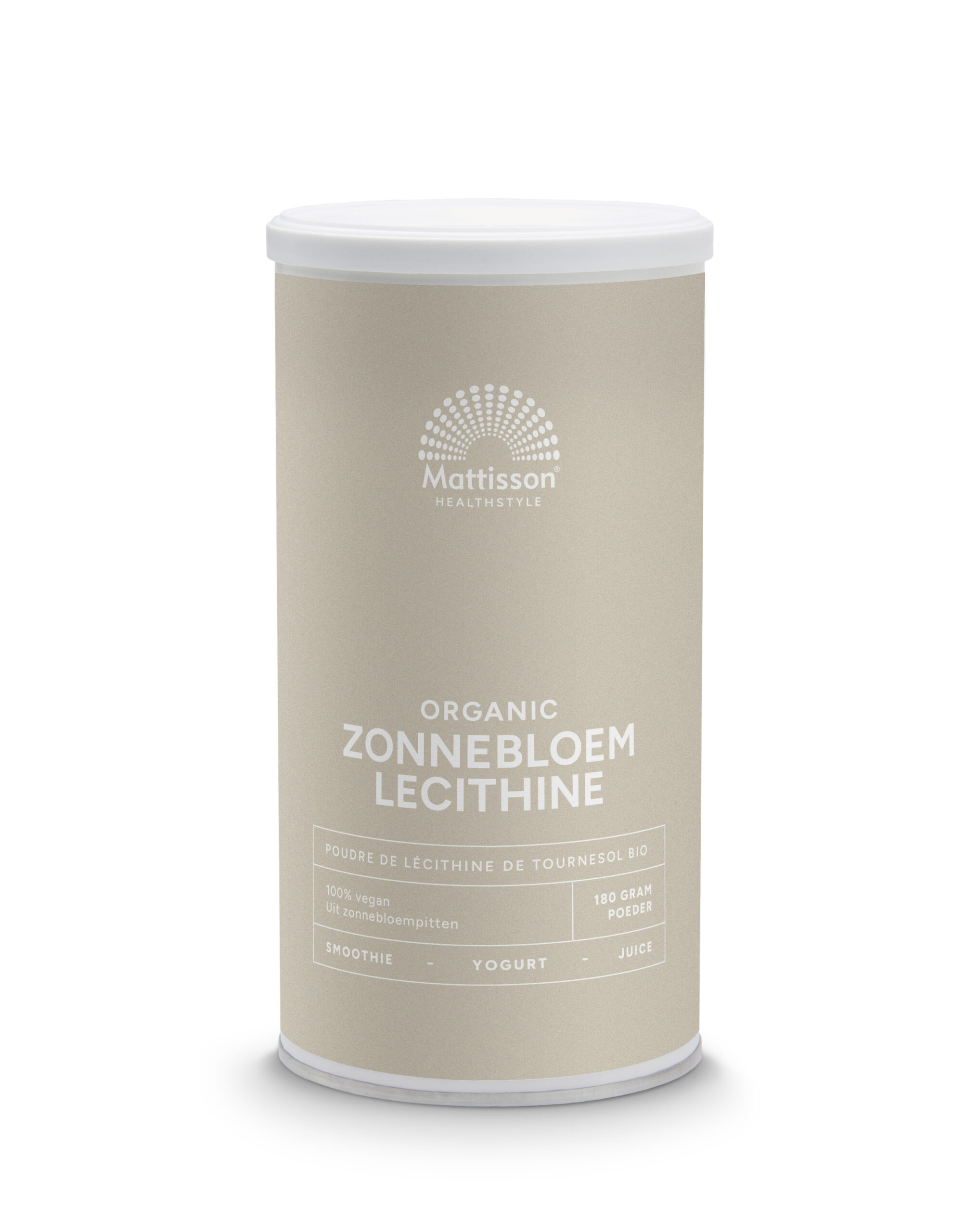 Mattisson Zonnebloem Lecithine Poeder Bio (180 gr)