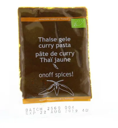 Onoff Thaise Gele Currypasta Bio (50 gr)