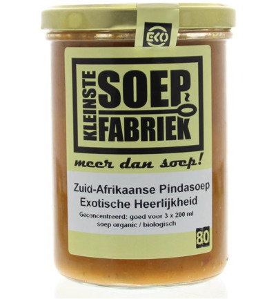 Kleinstesoepfabriek Zuid Afrikaanse Pinda Soep Bio (400 ml)
