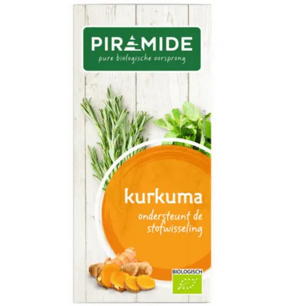 Piramide Kurkuma Thee Bio (20 stuks)