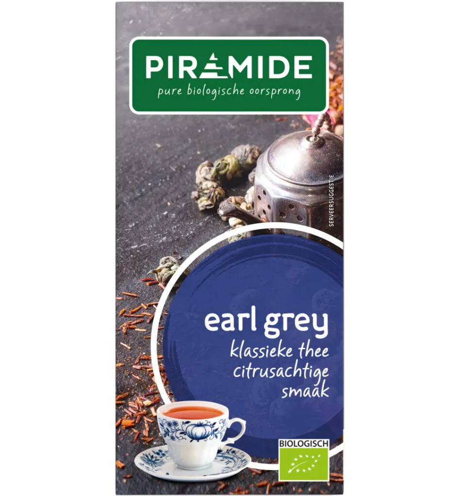 Piramide Earlgrey Thee Eko Bio (20 stuks)