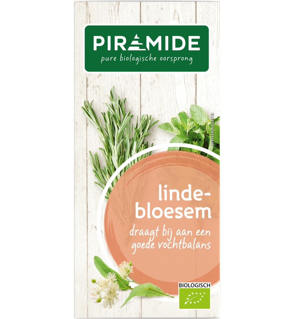 Piramide Lindebloesem Thee Eko Bio (20 stuks)