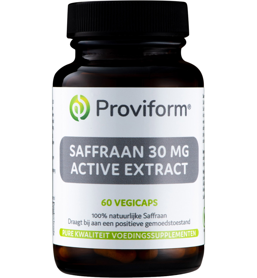 Proviform Saffraan 30 Mg Active Extract (60 vega capsules)