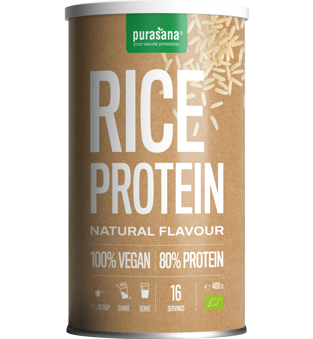 Purasana Vegan Proteine Rijst Bio (400 gr)