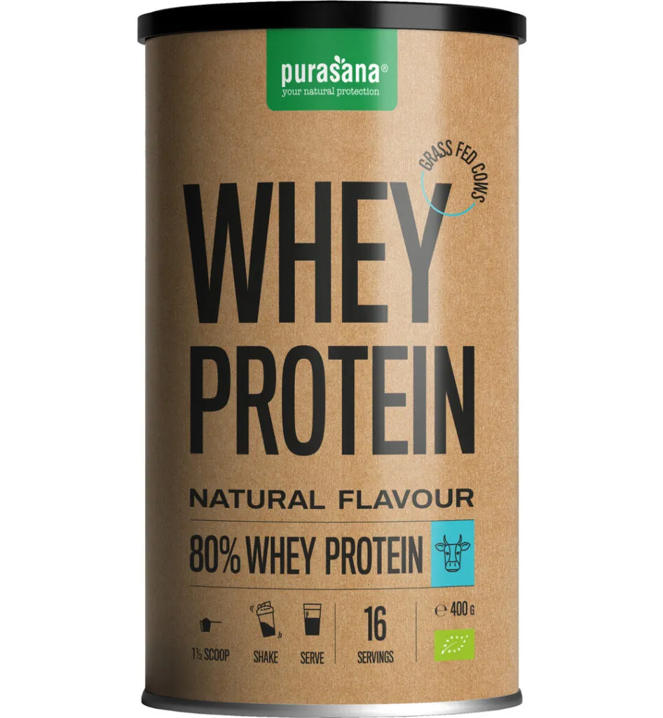 Purasana Whey proteine naturel bio (400 gr)