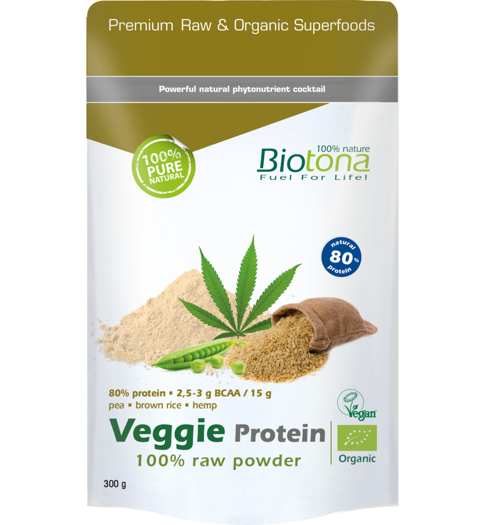 Biotona Veggie Protein Raw Bio (300 gr)