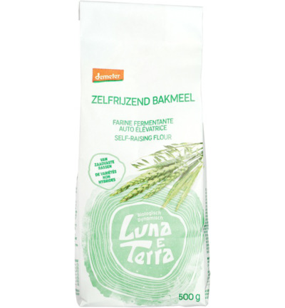 Luna E Terra Zelfrijzend Bakmeel Demeter Bio (500 gr)