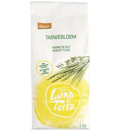 Luna E Terra Tarwebloem Demeter Bio (1000 gr)