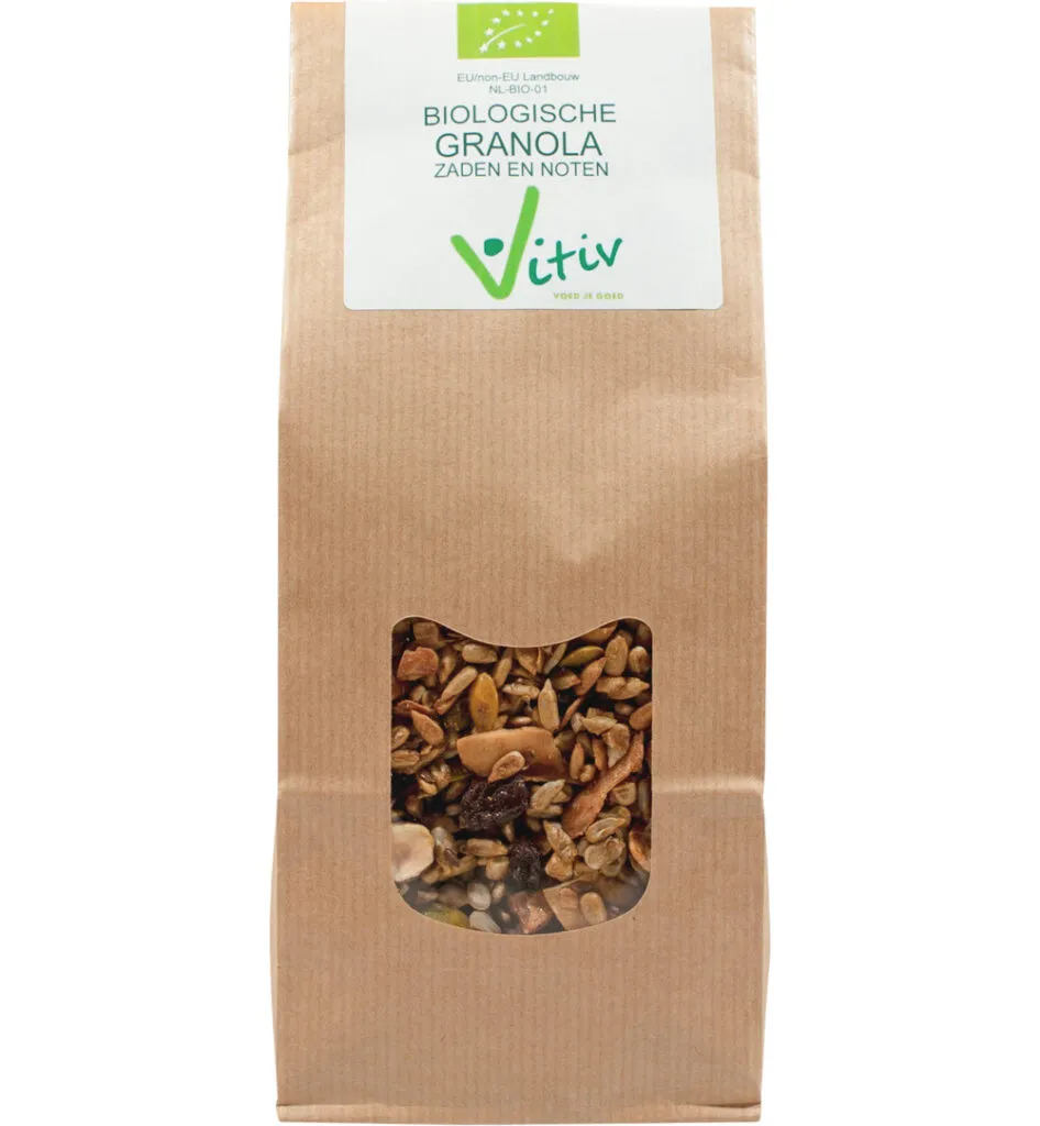 Vitivgranola Zaden En Noten Bio (500 gr)