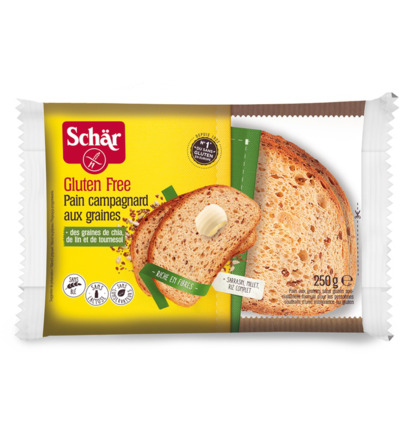 Dr. Schär Pain Campagnard Meergranenbrood Bio (250 gr)