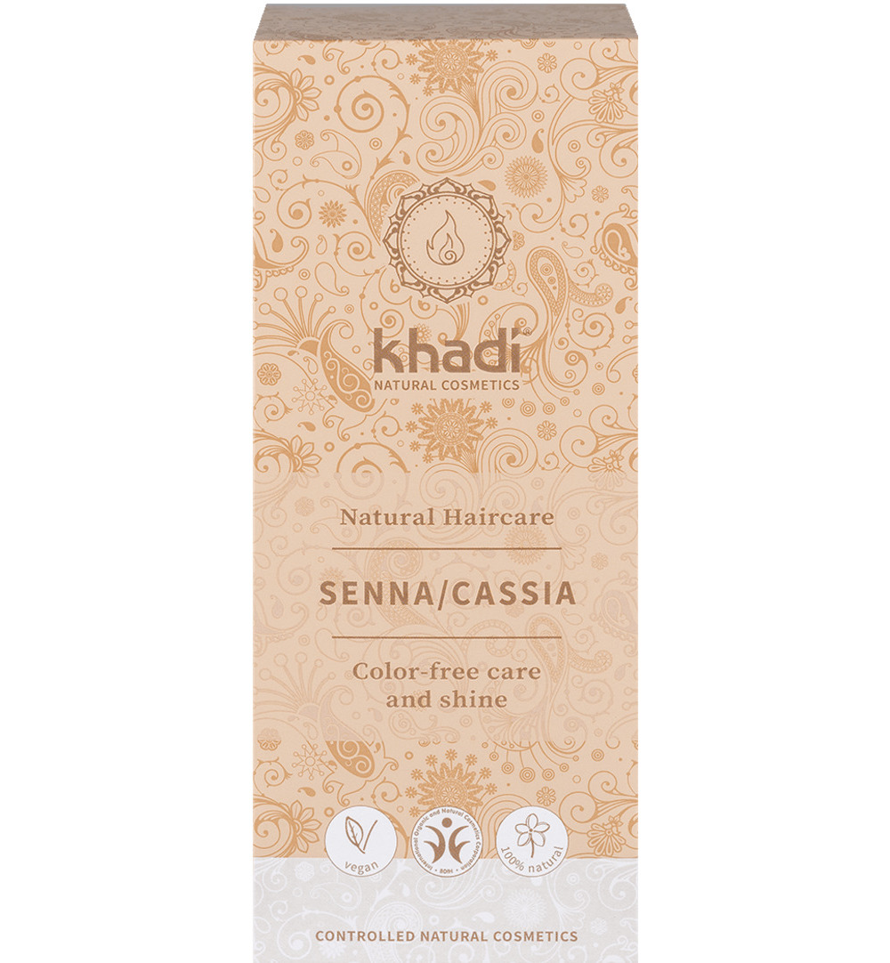 Khadi Haarkleur senna/cassia natural (100 gr)