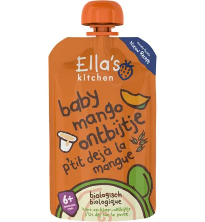 Ella'S Kitchen Baby Ontbijtje Mango 6+ Maanden Bio (100 gr)