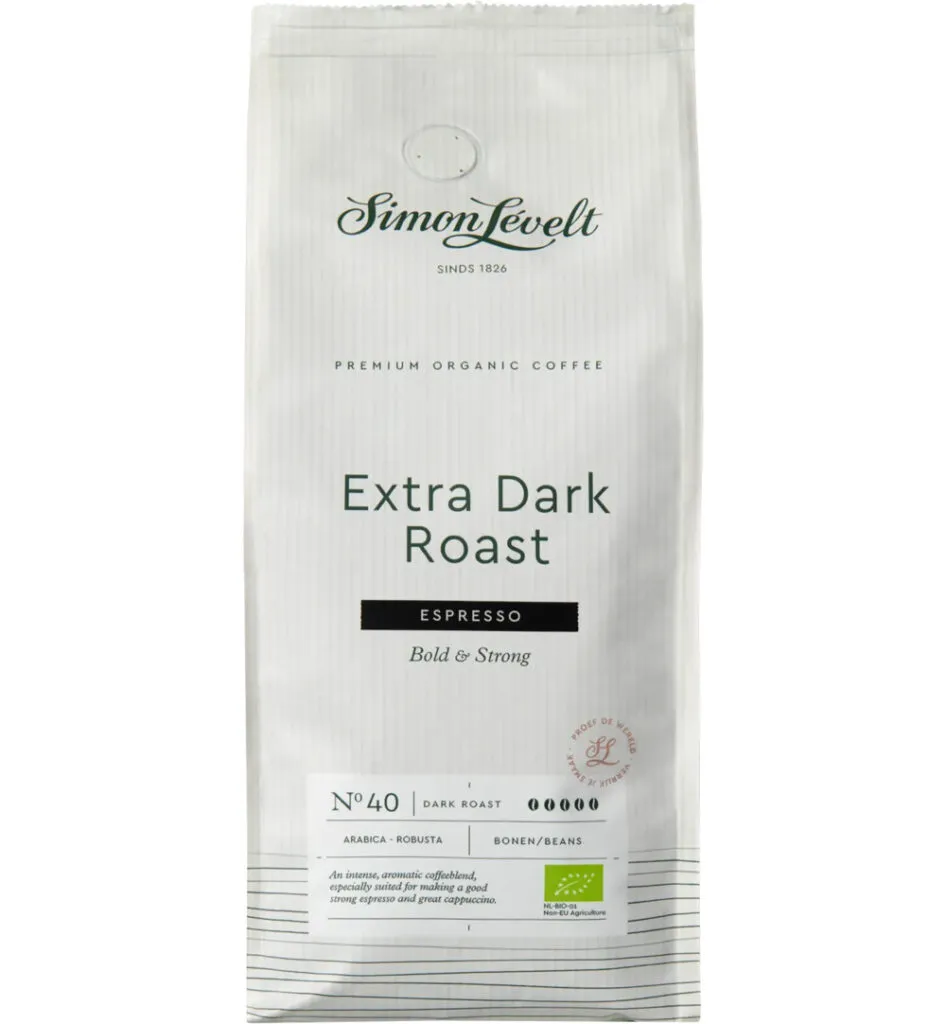 Simon Levelt Cafe N40 espresso extra dark roast bio (500 gr)
