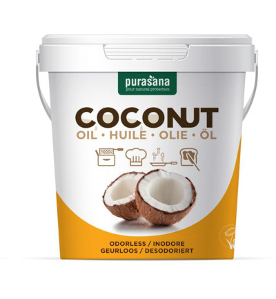 Purasana Kokosolie Ontgeurd (500 ml)
