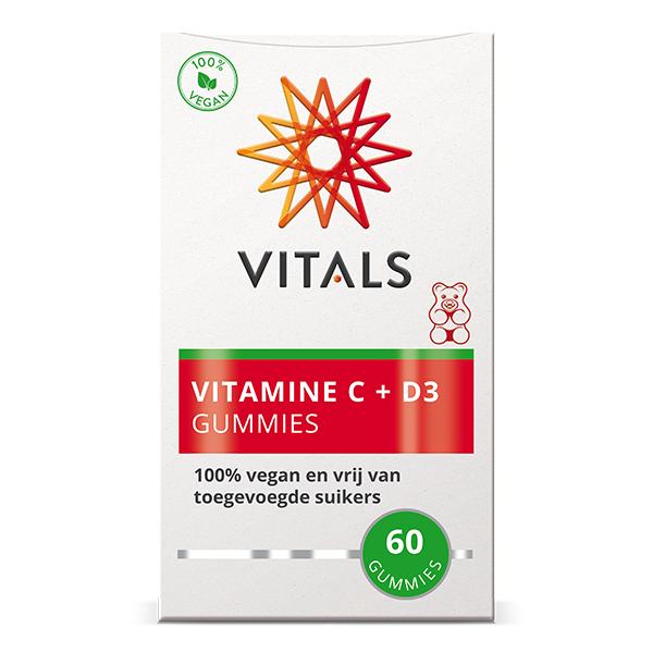 Vitals Vitamine C + D3 gummies (60 stuks) - image 2
