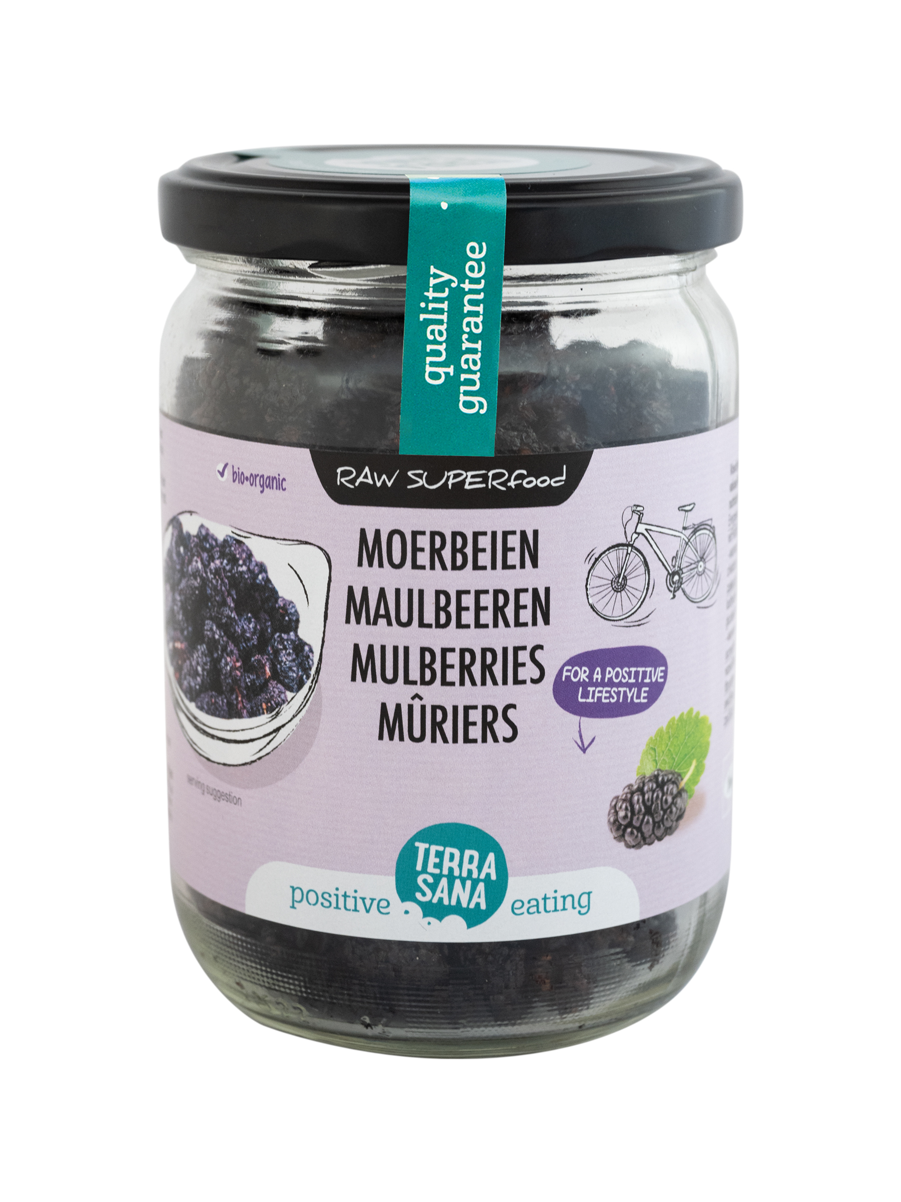 Terrasana Moerbei Bessen Zwart Bio (190 gr)