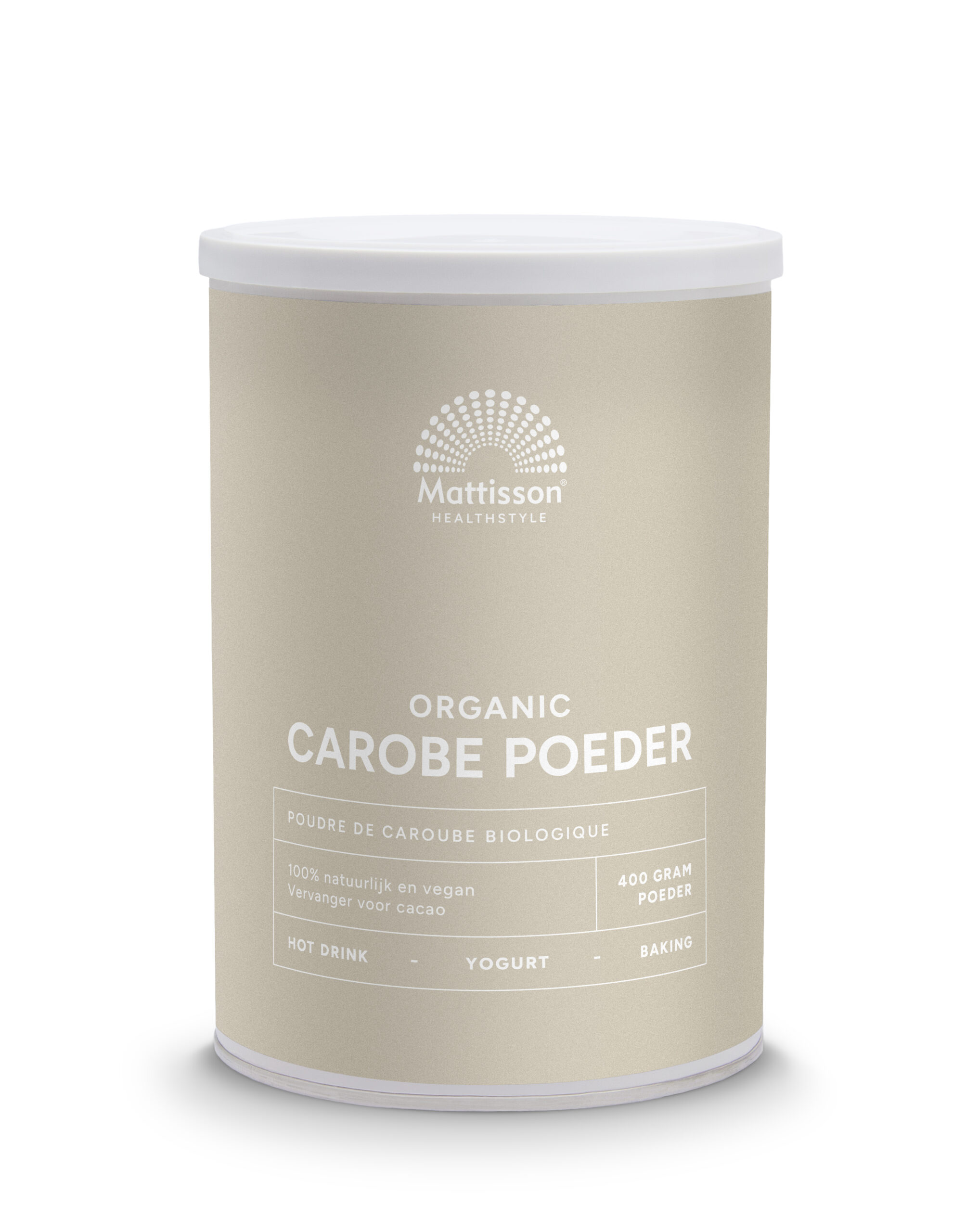 Mattisson Carobe Poeder Bio (400 gr)