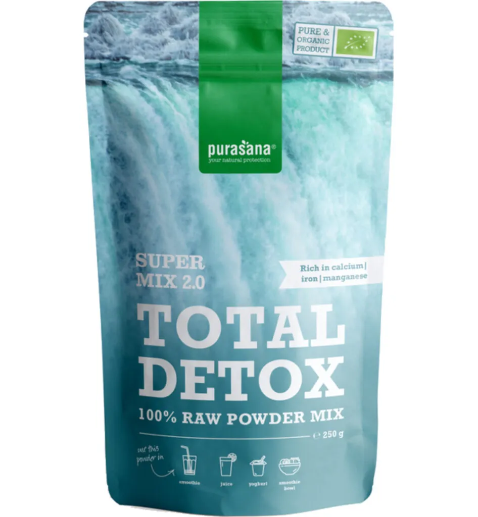 Purasana Total Detox Mix 2.0 Vegan Bio (250 gr)