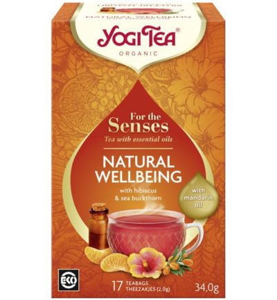 Yogi Tea For the sence natural wellness bio (17 stuks)