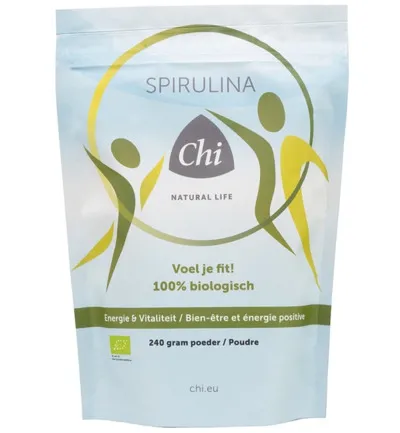 Chi Natural Life Spirulina Poeder Bio (240 gr)