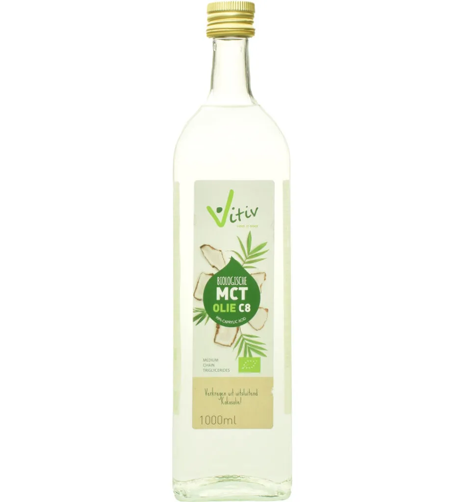 Vitiv Mct Olie C8 Coconut Pure 99% Caprylic Acid (1000 ml)