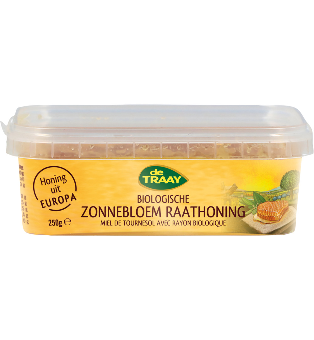 De Traay Zonnebloemraathoning  Bio (250 gr)