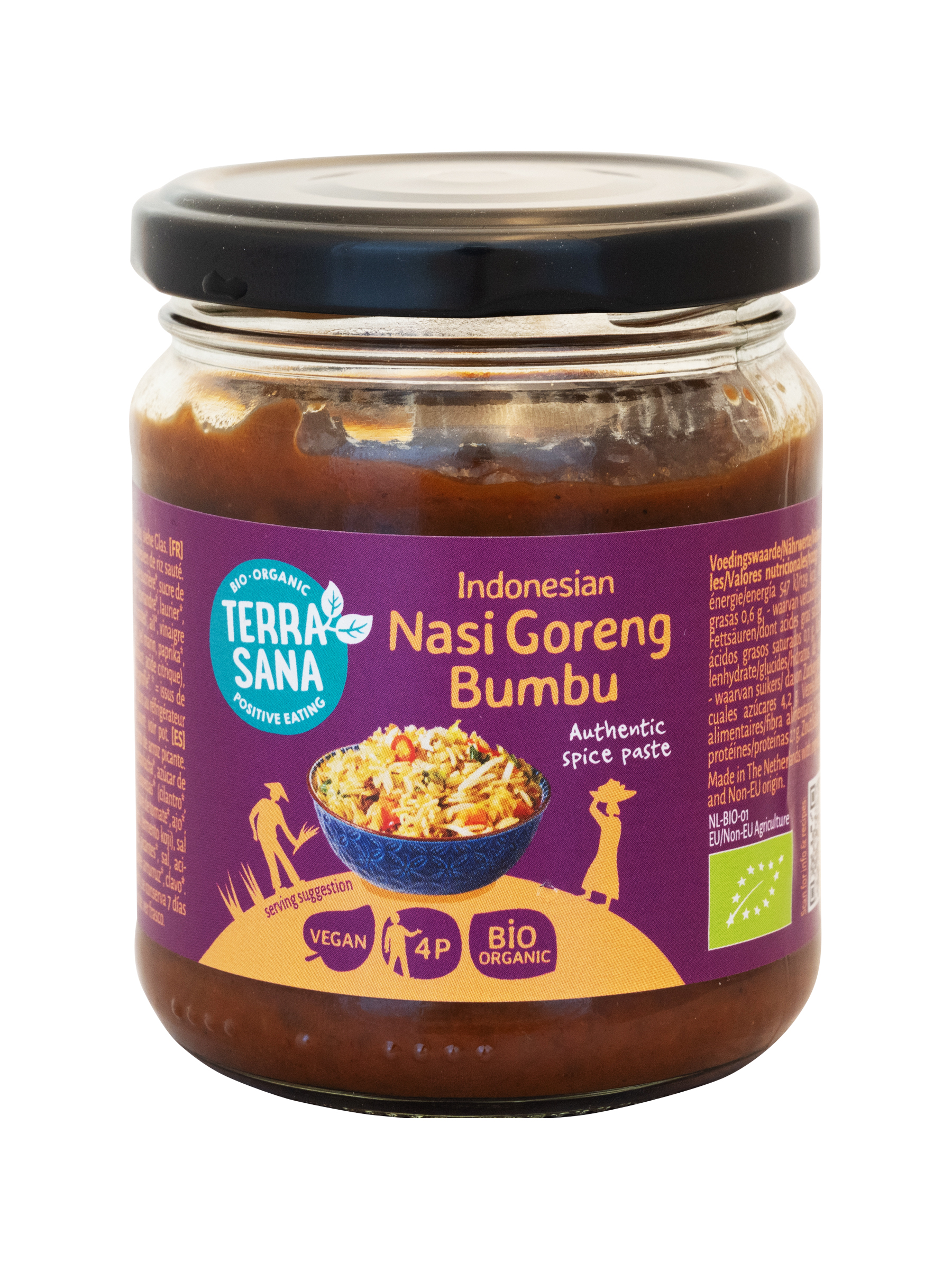 Terrasana Indonesische Nasi Goreng Boemboe Bio (200 gr)