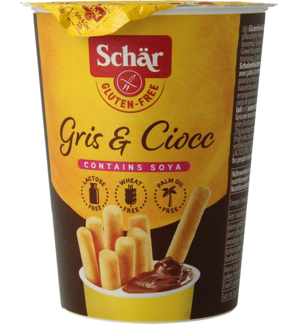 Dr. Schär Millygrissini & Chocolate Sticks (52 gr)