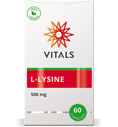 Vitals L-lysine 500 mg (60 vega capsules) - image 2