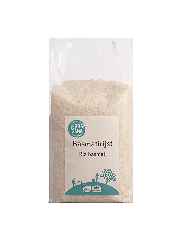 TerraSana Basmati rijst wit bio (1000 gr)