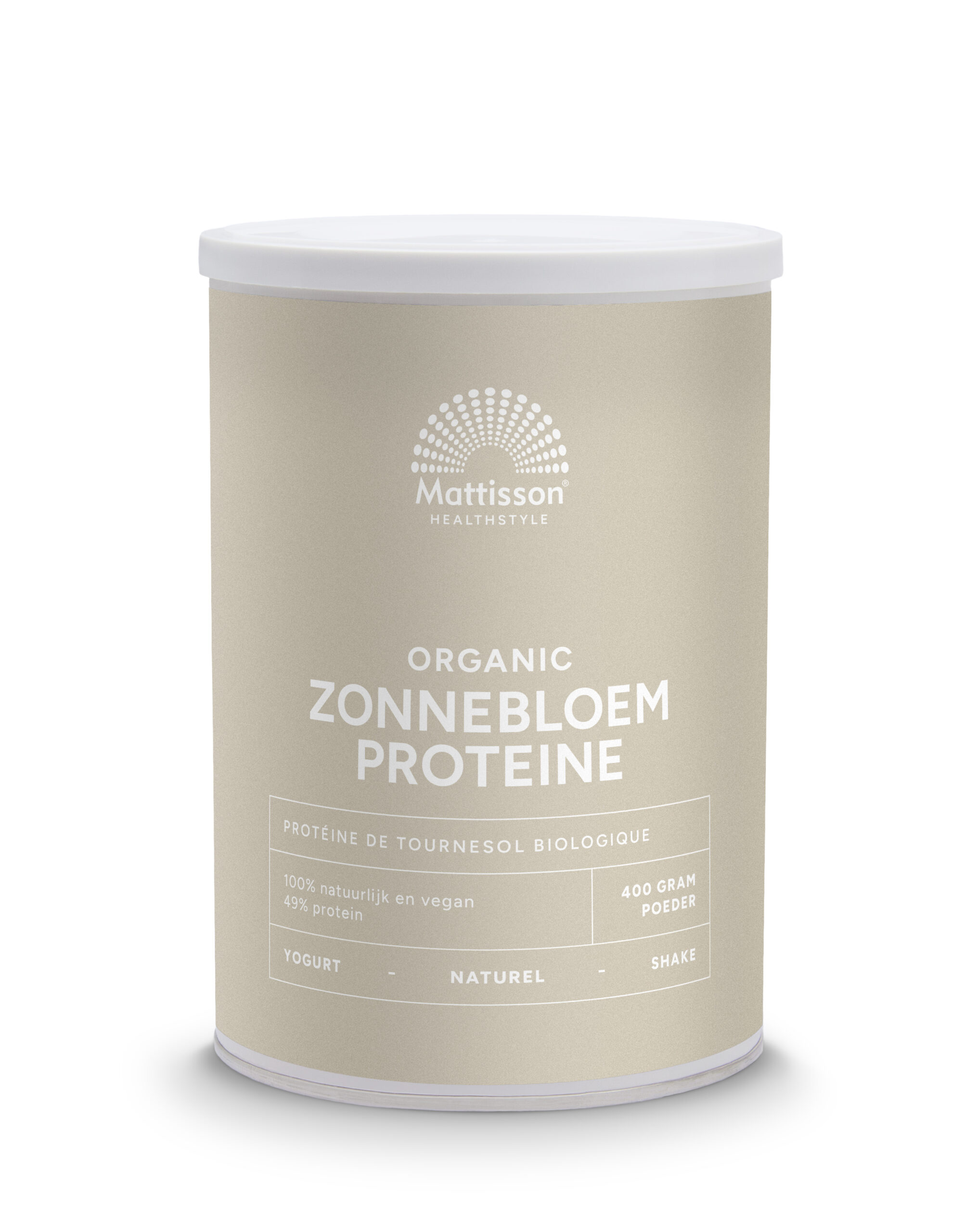 Mattisson Vegan Zonnebloem Proteine 45% Bio (400 gr)
