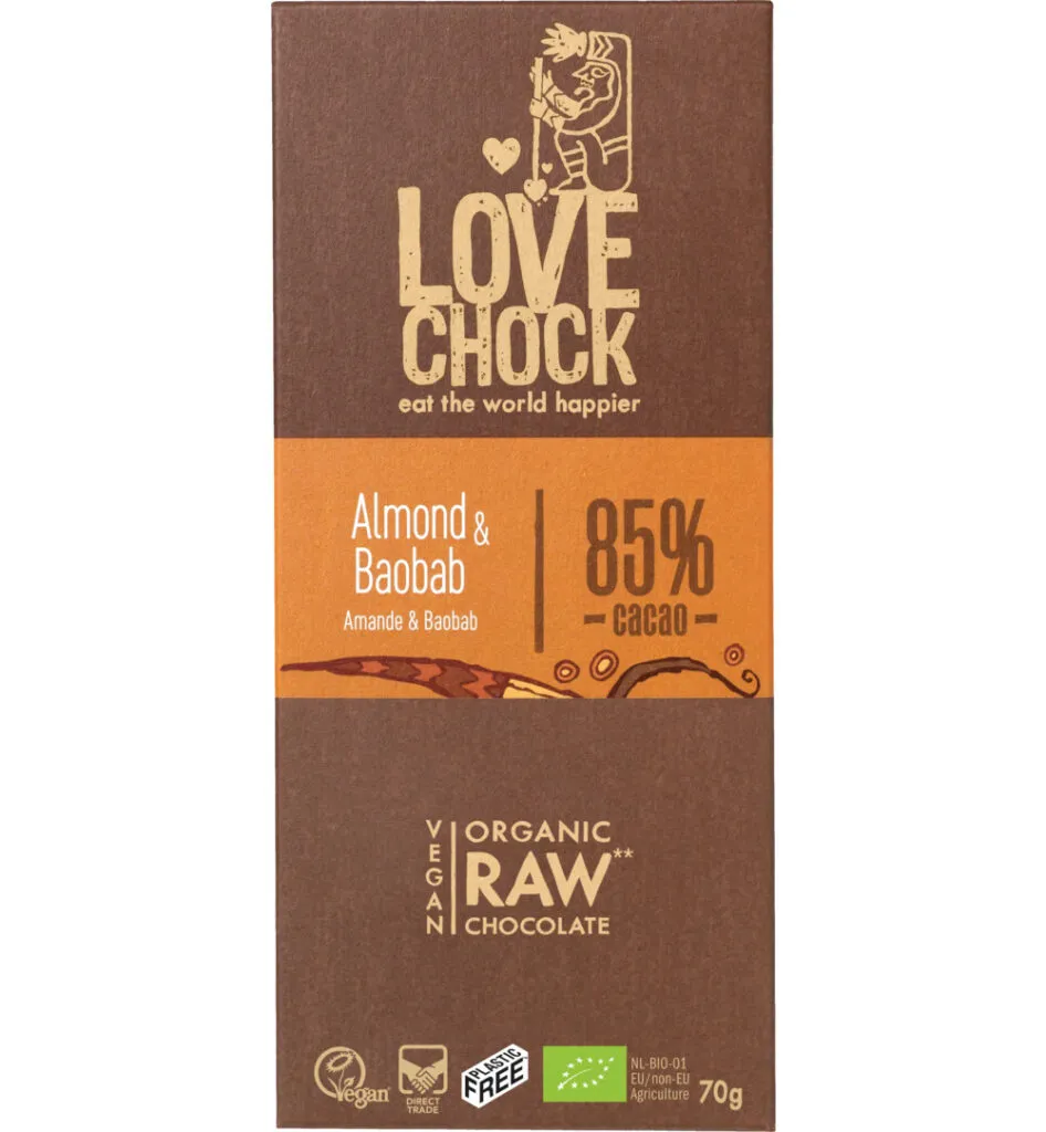 Lovechock Almond baobab bio (70 gr)