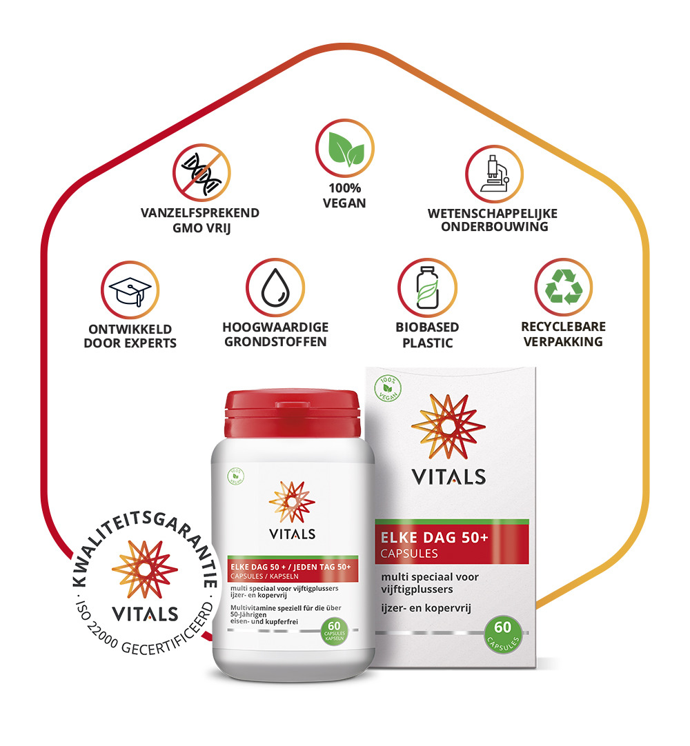 Vitals Elke Dag 50+ (60 capsules) - image 5