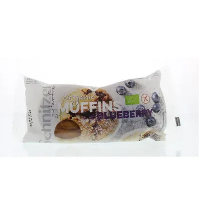 Schnitzer Muffin Bosbessen Bio (140 gr)