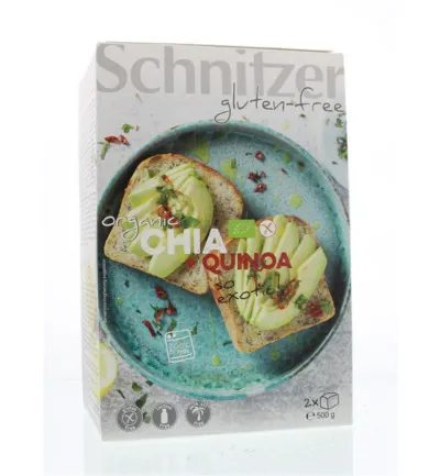 Schnitzer Brood Chia & Quinoa Bio (500 gr)