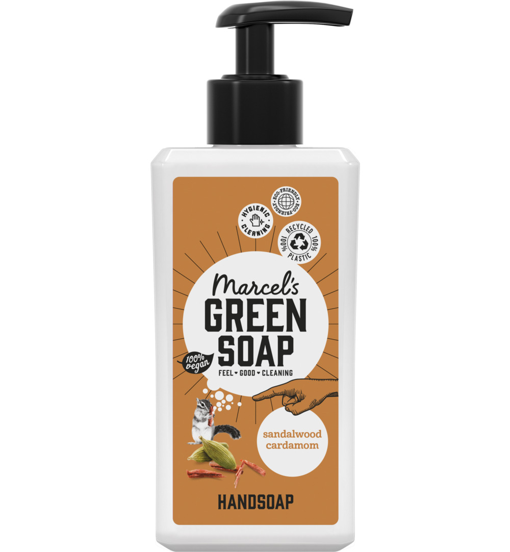 Marcel's Green Soap Handzeep sandelhout & kardemom (250 ml)