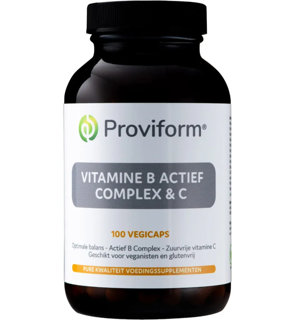 Proviform Vitamine B Actief Complex & C (100 vega capsules)