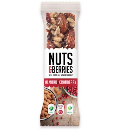 Nuts & Berries Almond & Cranberry Bio (30 gr)