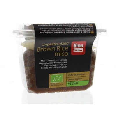 Lima Brown Rice Miso Ongepasteuriseerd Bio (300 gr)