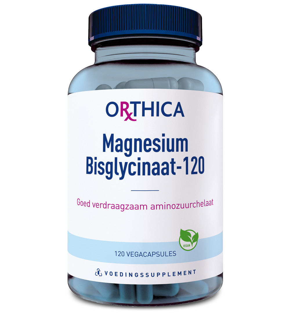 Orthica Magnesium bisglycinaat-120 (120 vega capsules)