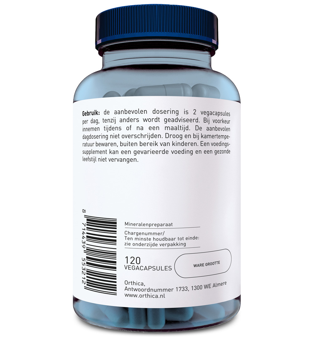 Orthica Magnesium bisglycinaat-120 (120 vega capsules) - image 2