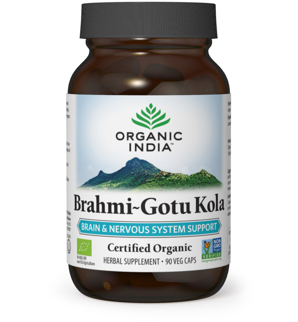 Organic India Brahmi - gotu kola bio (90 capsules)