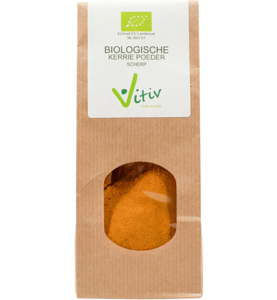 Vitiv Kerrie poeder scherp bio (50 gr)