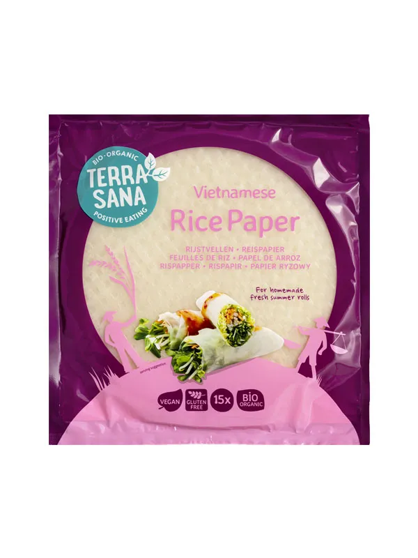 TerraSana Rijstpapier bio (150 gr)